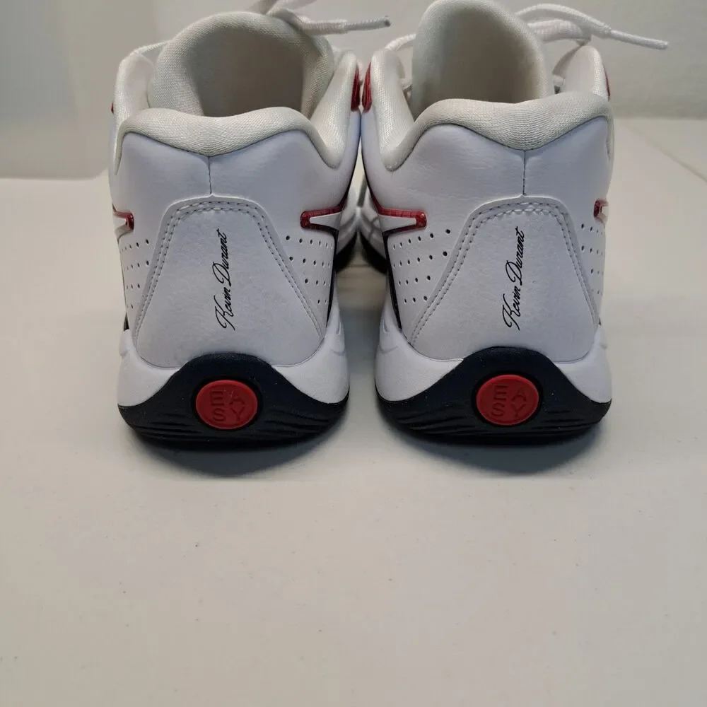 Nike KD17 USA Basketball White University Red Shoes Men’s 7.5 - Picture 4 of 7